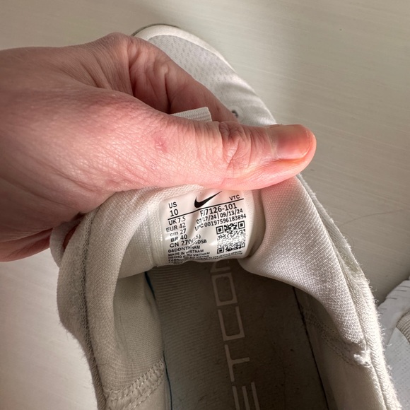 Nike 10 Women’s Metcon Free Platinum White - Picture 7 of 7